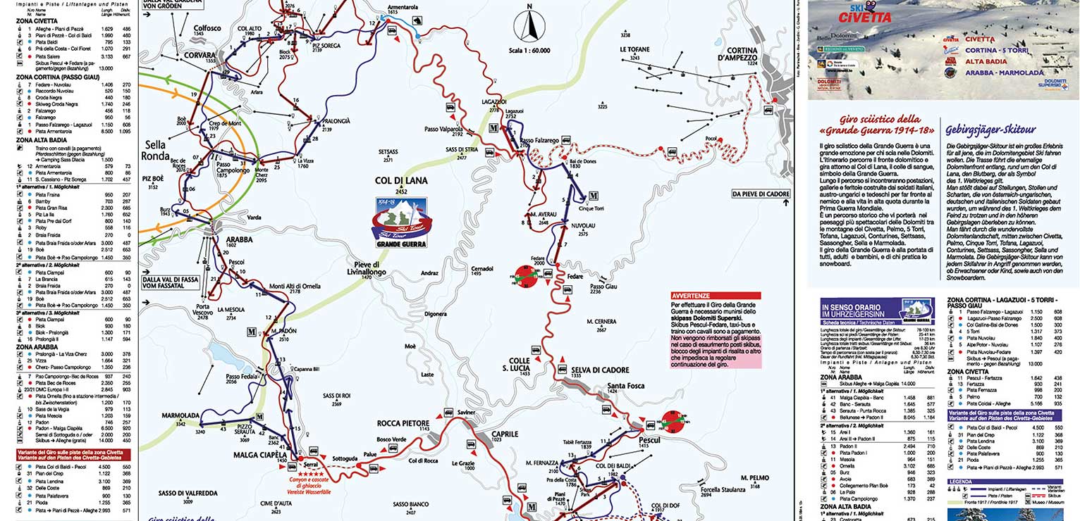 Giro della Grande Guerra Skimap